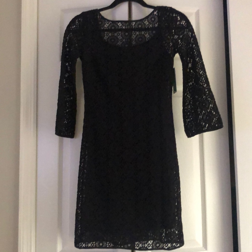 brand new lilly pulitzer black lace dress